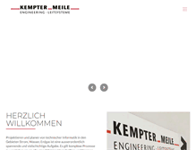 Tablet Screenshot of kempter-meile.ch